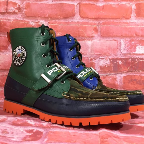 COPY - POLO SPORT RALPH LAUREN RANGER BOOTS GREEN NAVY main image 12